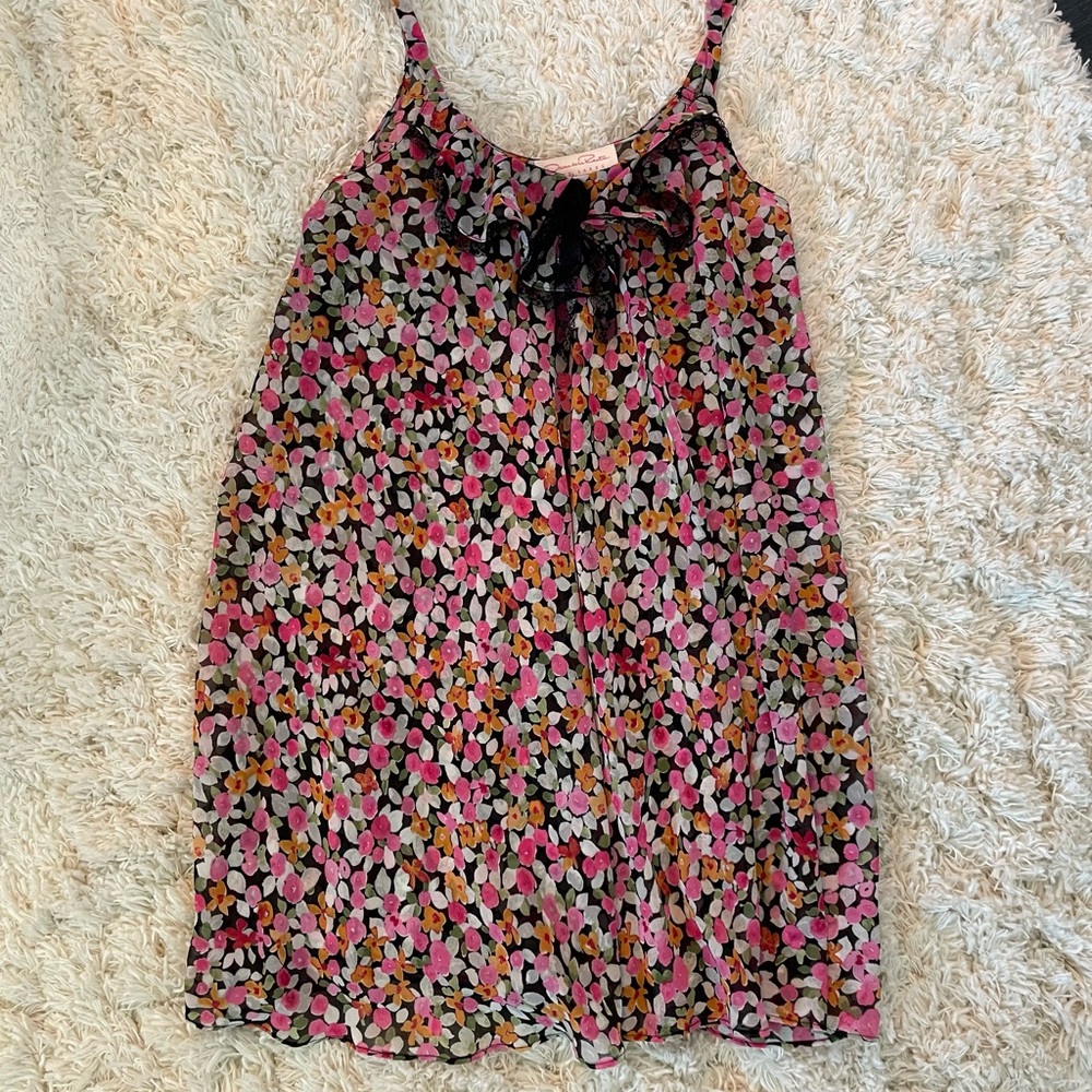 New floral Oscar de la renta babydoll dress